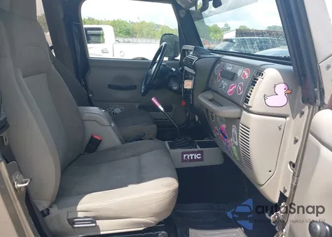 2003 Jeep Wrangler Sahara из США, поврежденный, VIN 1J4FA59S53P321353